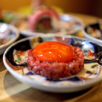 焼肉 きたん 法善寺 - 和牛ユッケ