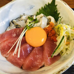 Takenoya - 選べる岩かき丼 (マグロを選択) 1500円