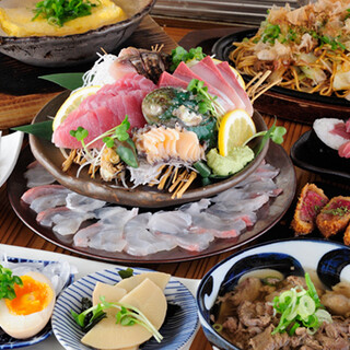 《飲み放題付き》自慢のメニューが盛り沢山のコースも一押し！