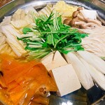 h Miyoshiya - 昆布と野菜 出汁放出中
      