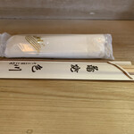 Unagi Irokawa - 箸、手拭き