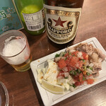 立ち呑み くにし - 豚うで炒めサルサソース