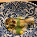 道人 - 鮎の飯蒸し