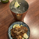 立ち呑み くにし - 水茄子肉味噌