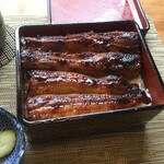 町田 うなぎ流木 - 上うな重、関西風地焼