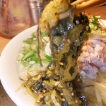 ラーメン櫻島 - しゃぶラーメン　９００円の高菜　【　２０１３年３月　】