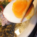 ラーメン櫻島 - しゃぶラーメン　９００円の味玉　【　２０１３年３月　】