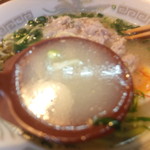 ラーメン櫻島 - しゃぶラーメン　９００円のスープ　ポン酢投入前　【　２０１３年３月　】