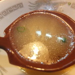 ラーメン櫻島 - しゃぶラーメン　９００円のスープ　ポン酢投入後　【　２０１３年３月　】