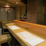 新ばし 星野 - 本来は二人のお客さん二組の予定でした。