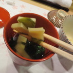 新ばし 星野 - 筍は自分の故郷鹿児島産です。