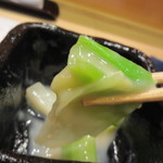 新ばし 星野 - 九条ネギも良いですね。