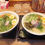 ラーメン櫻島 - しゃぶラーメン　９００円　と　味噌しゃぶラーメン　９５０円　【　２０１３年３月　】