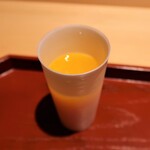 銀座 稲葉 - 目覚めのジュース（みかん）