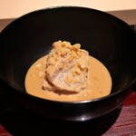 銀座 稲葉 - 鯛のごま醤油かけ