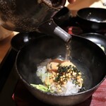 銀座 稲葉 - 出汁をかけて・・・♡