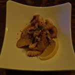 カーヴ隠れや - タコガーリック ￥450