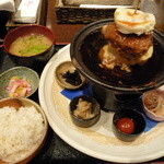 花様 - もりだくさん☆鉄板焼きハンバーグ御膳