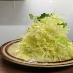 馬場南海 - キャベツは別皿で提供