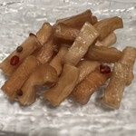 中国飯店 - 大根の醤油漬け