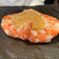 立喰 鮨となり - 海老の唐子づけ