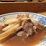 花いち - 牛肉と茗荷の鋤焼