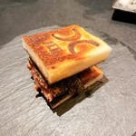 西麻布 焼肉 X - トリュフバーグサンド。幸