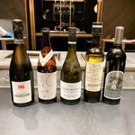 西麻布 焼肉 X - いただいたお酒勢ぞろい