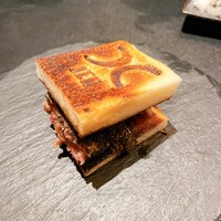 西麻布 焼肉 X - トリュフバーグサンド。幸