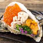 Goemon's new specialty!! Gouty oysters with high cholesterol!!