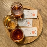 東京チャイニーズ 一凛 - 中国酒3種飲み比べ1350円