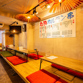 Banquets and reserved are welcome! ! Enjoy a relaxing and blissful time at the sunken kotatsu seats♪