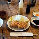 水塩土菜 - 今どきの塩で食えは無い(笑)、からしは粒マスタード