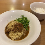 Mendokoro Minami - 汁なし坦々麺とライス