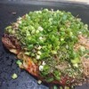 お好み焼き夢希歩 - 料理写真:牛筋こんにゃく・ねぎのお好み焼き