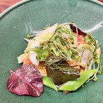 本田食堂 - サラダ　南米旅行のイメージらしい