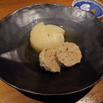 やんたけ - おでん：大根と鶏だんご