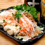 Motsugen Edokomachi - 甘酢ソースに自家製のタルタルソース！野菜もたっぷりはいった、ボリューム満点の一品