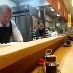 Tonkatsu Nomura - カウンター内キッチン