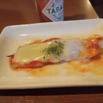 のもでん - 焼き鳥屋のピザ