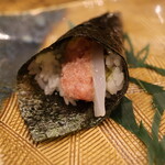 にぎり鮨 一五〇 - イカトロ手巻き
