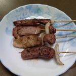 焼き鳥きむら - タン、ハツ