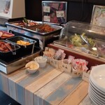 ホテルエリアワン延岡 - 料理写真:バイキングのおかず・サラダ類