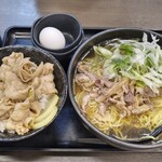 Densetsu No Sutadonya - 冷たい鳥中華(店舗限定)大盛+すた丼セット