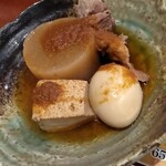 Himeji Oden Jiryouri Izakaya Jigorokohiro - 姫路おでん（たまご、豆腐、すじ、大根）