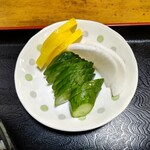かずさ庵 - お新香も美味い！