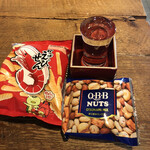 麹町いづみや しろ - Ⅸ .カルビーかっぱえびせん、Ｑ•Ｂ•ＢNUTS 、栄光富士 星天航路 純米大吟醸無ろ過生原酒