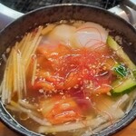 あぶり焼　もも蔵 - キムチ冷麺ハーフ