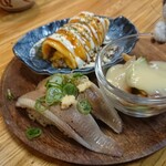 大衆海鮮居酒屋 あかし亭 - お魚のアテ3種