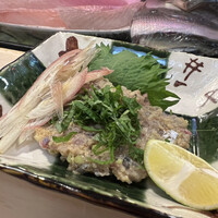 富久鮨 池袋西口店 - 鯵のなめろう